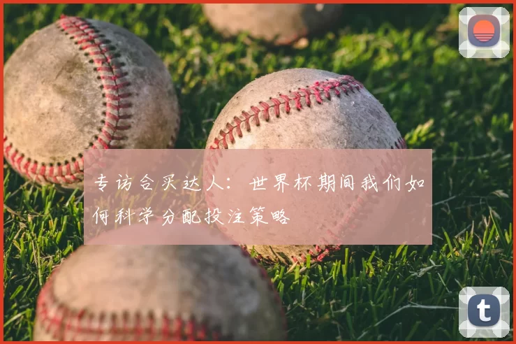 专访合买达人：世界杯期间我们如何科学分配投注策略