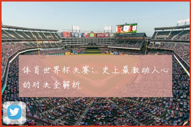 体育世界杯决赛：史上最激动人心的对决全解析