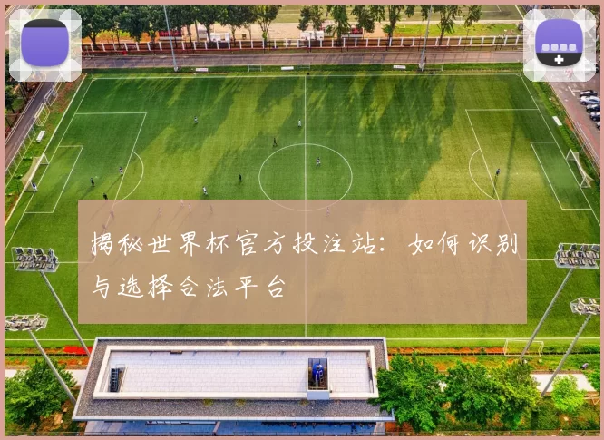 揭秘世界杯官方投注站:如何识别与选择合法平台