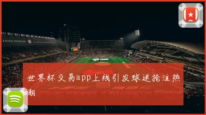 世界杯交易app上线引发球迷抢注热潮